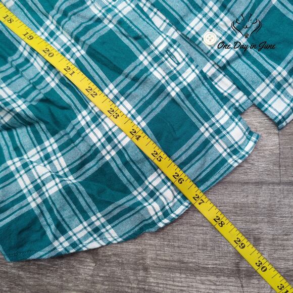 J.Crew Classic Flannel Shirt Size S - Picture 4 of 5